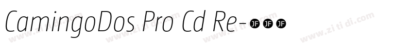 CamingoDos Pro Cd Re字体转换 CamingoDos Pro Cd Re字体转换